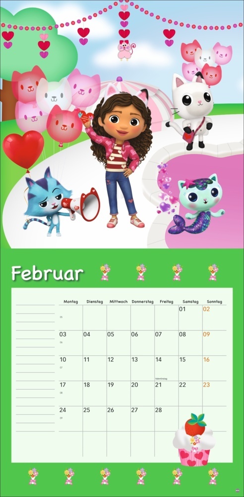 Bild: 9783756409150 | Gabby's Dollhouse Broschurkalender 2025 | Kalender | 28 S. | Deutsch