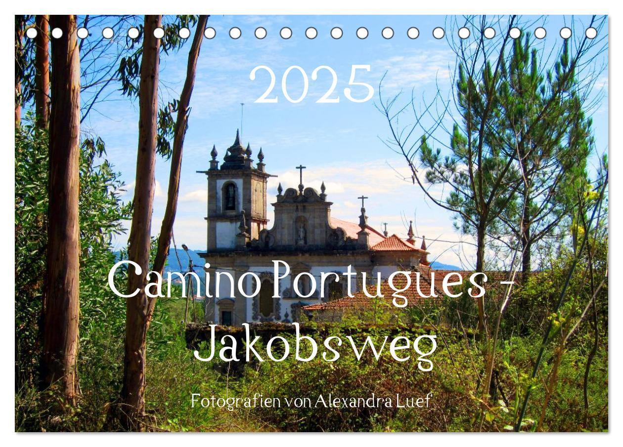 Cover: 9783435557042 | Camino Portugues - Jakobsweg (Tischkalender 2025 DIN A5 quer),...