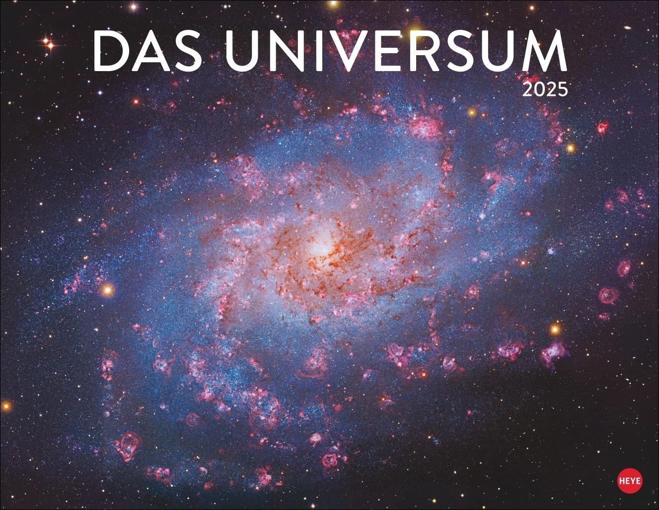 Cover: 9783756405077 | Das Universum Posterkalender 2025 | Heye | Kalender | Spiralbindung