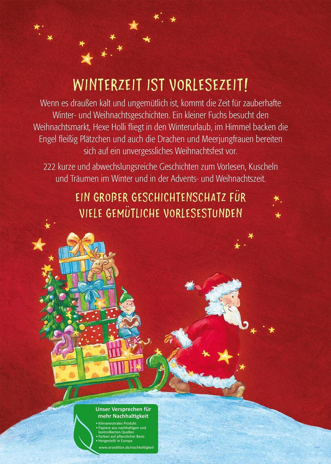 Rückseite: 9783845843582 | 222 Winter- und Weihnachtsgeschichten | Sandra Grimm (u. a.) | Buch