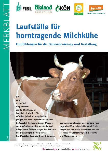 Cover: 9783934239371 | Laufställe für honrtragende Milchkühe | Buch | 20 S. | Deutsch | 2009
