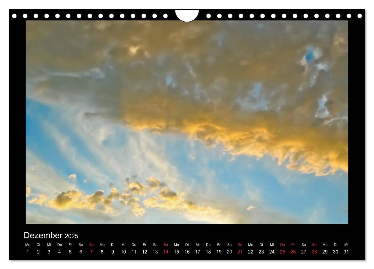 Bild: 9783435832828 | Wolkenbilder (Wandkalender 2025 DIN A4 quer), CALVENDO Monatskalender