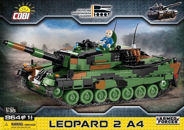 Cover: 5902251026189 | COBI 2618 - Armed Forces, Leopard 2A4 Panzer, 864 Klemmbausteine 1...