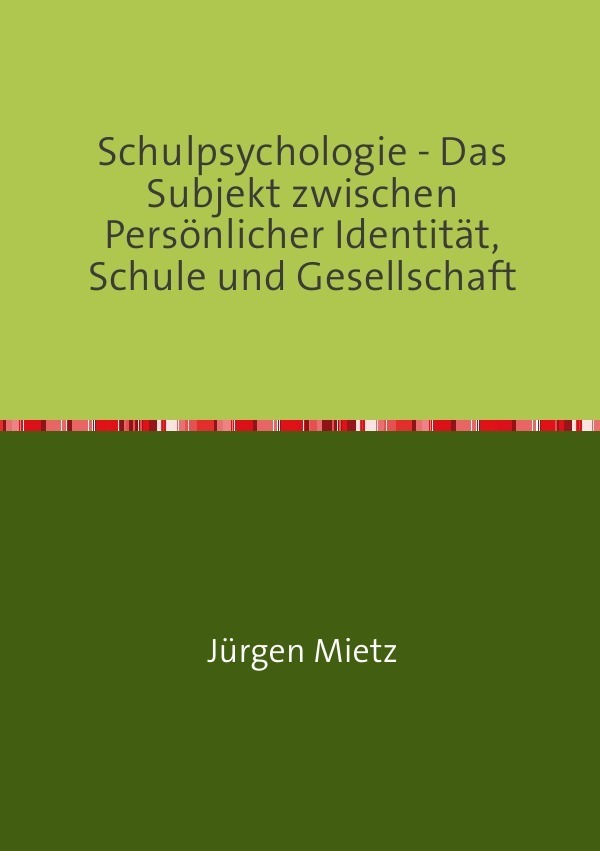 Cover: 9783737534062 | Schulpsychologie - | Jürgen Mietz | Taschenbuch | 236 S. | Deutsch