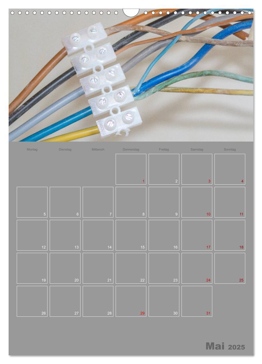 Bild: 9783435933549 | Brandgefährliche elektrische Anlagen (Wandkalender 2025 DIN A3...