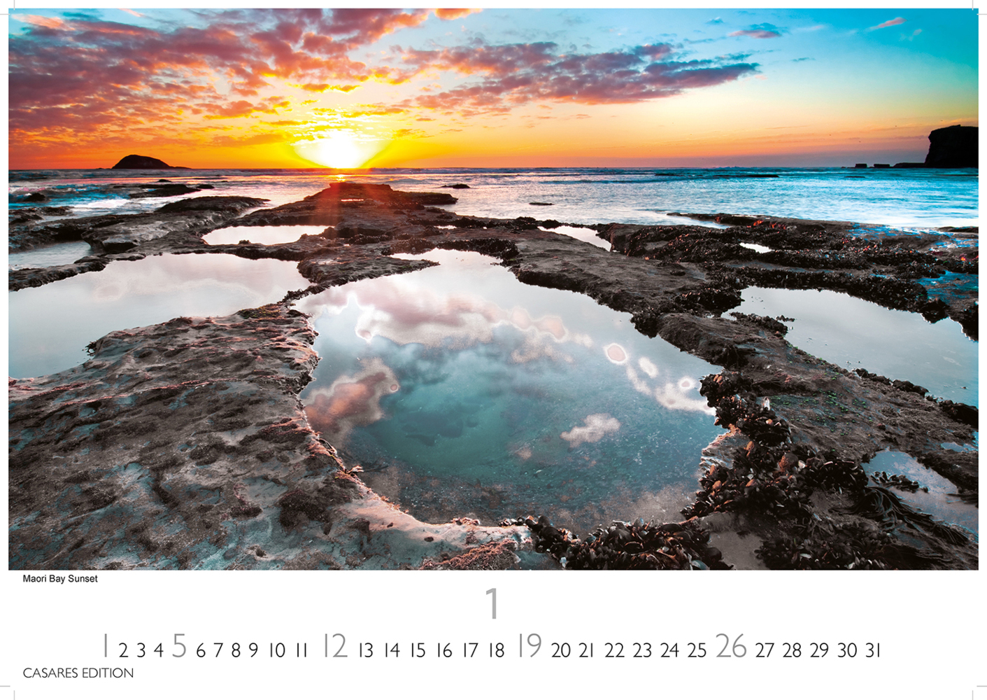 Bild: 9781835242483 | Neuseeland 2025 L 35x50cm | Kalender | 14 S. | Deutsch | 2025