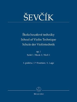 Cover: 9790260107113 | Schule der Violintechnik 1 (Skola houslové techniky) op. 1 | Sevcík