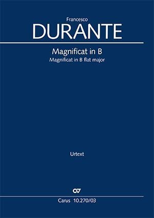 Cover: 9790007243708 | Magnificat in B (Klavierauszug) | Francesco Durante | Buch | Latein