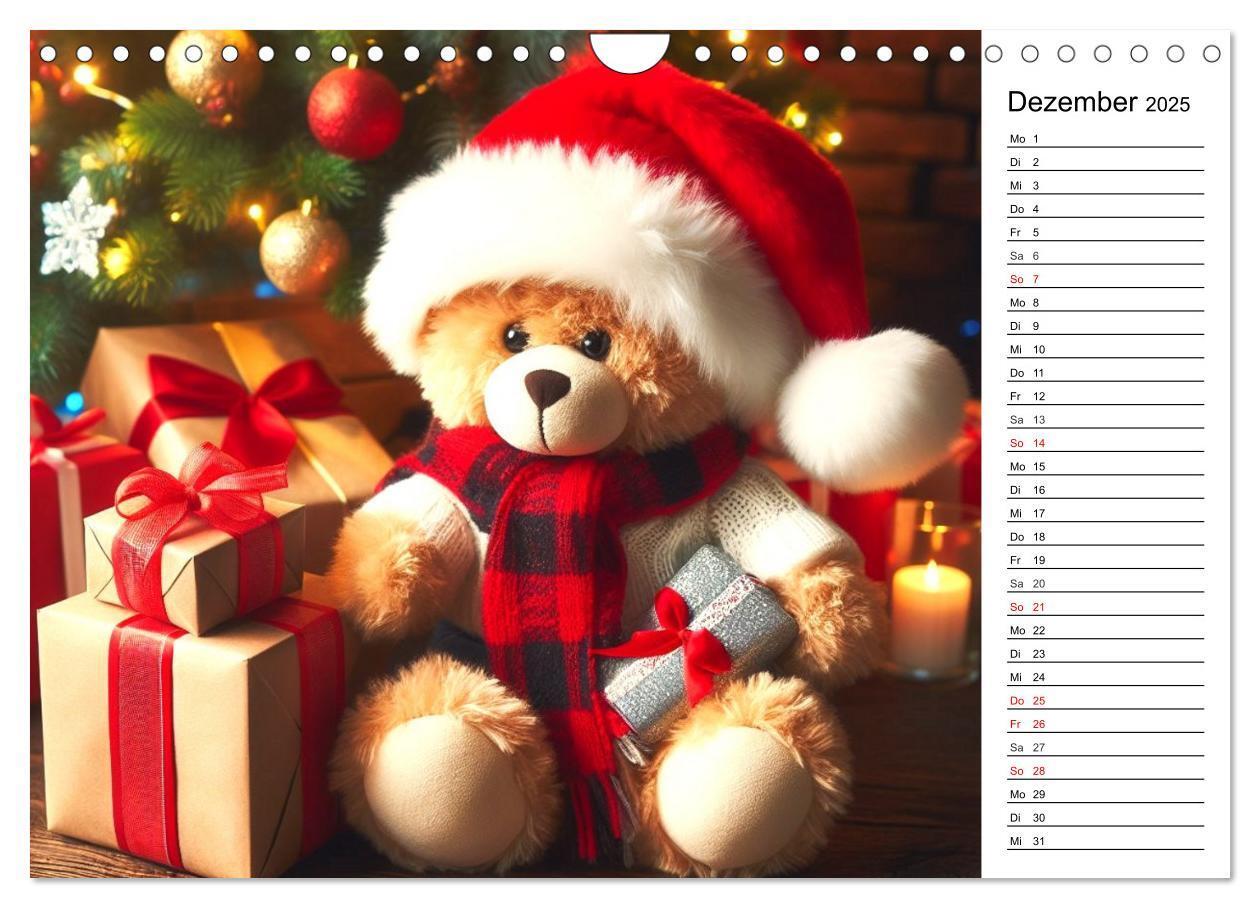 Bild: 9783383772221 | Teddys - Die Jahresreise der KI-Teddybären (Wandkalender 2025 DIN...