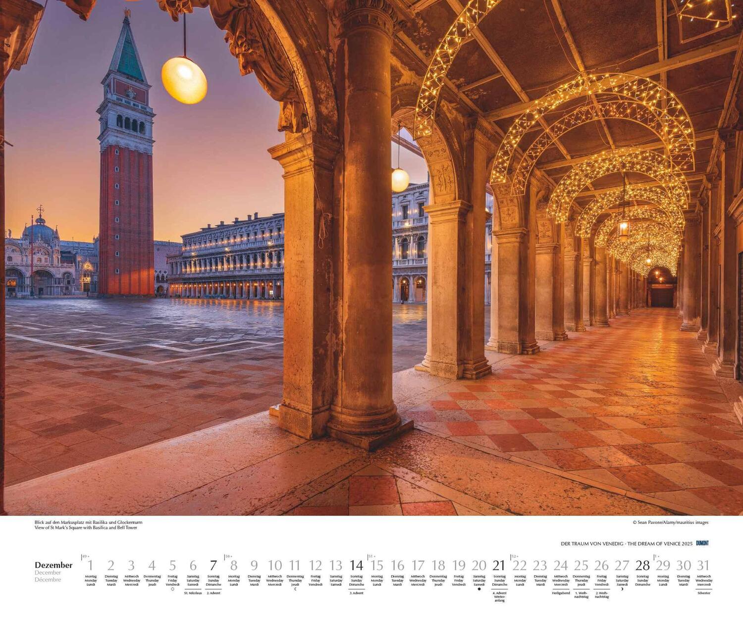 Bild: 4250809652740 | Der Traum von Venedig 2025 - Wandkalender 60,0 x 50,0 cm -...