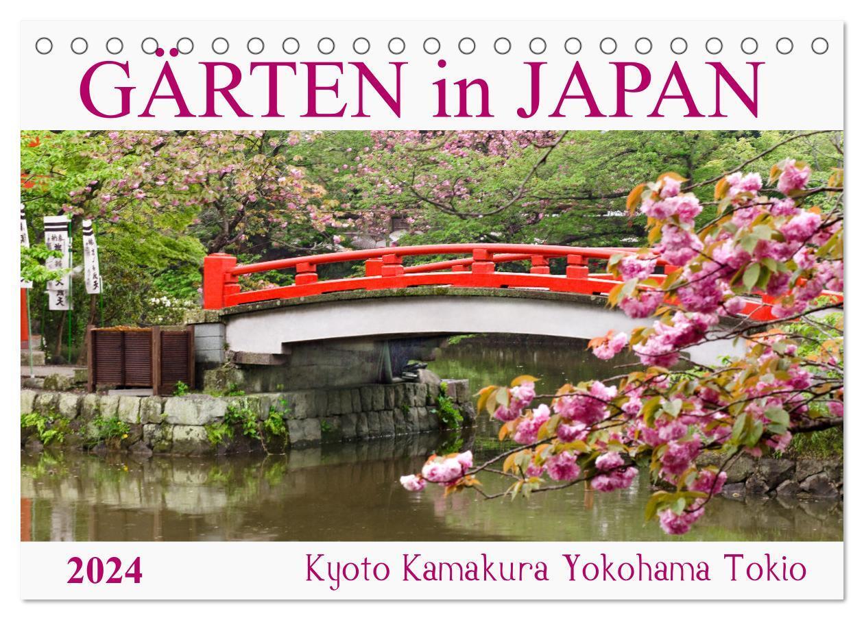 Cover: 9783675772847 | Gärten in Japan (Tischkalender 2024 DIN A5 quer), CALVENDO...