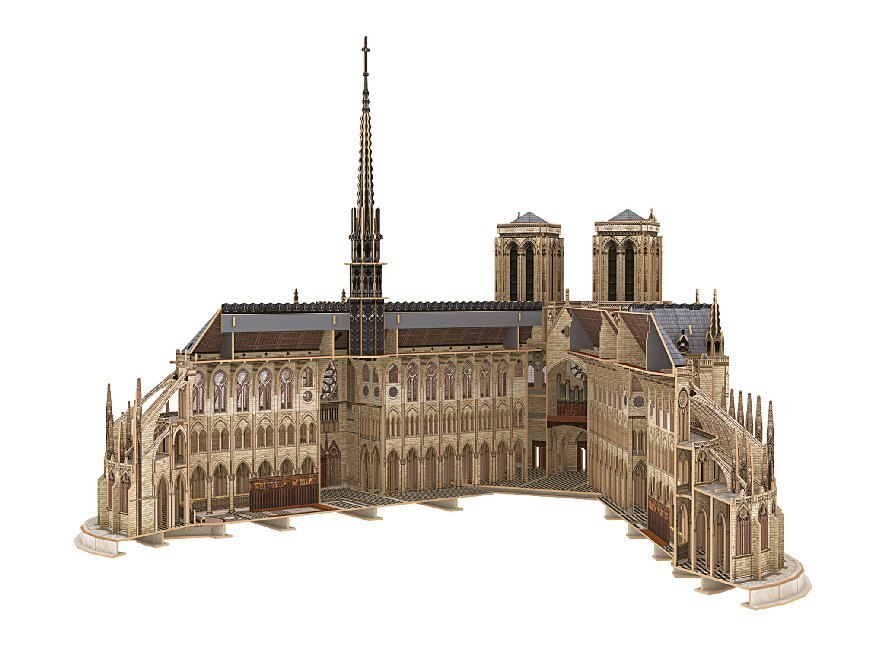Bild: 4009803001906 | Revell Notre Dame de Paris 3D (Puzzle) | Spiel | In Spielebox | 2020