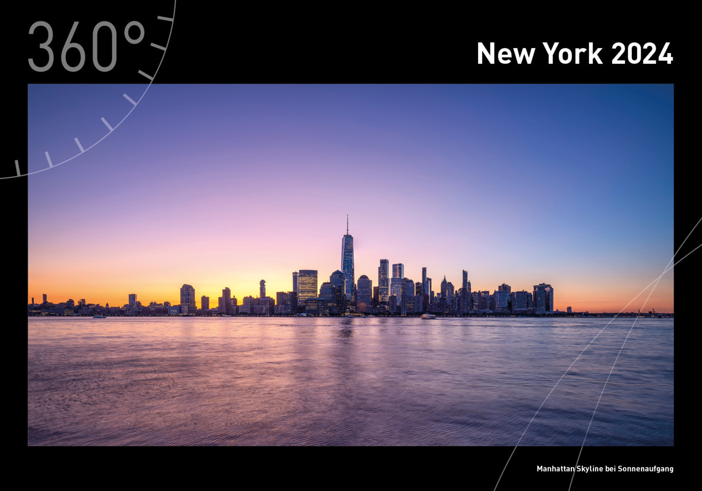 Cover: 9783968553399 | 360° New York Premiumkalender 2024 | Jan Becke | Kalender | 14 S.