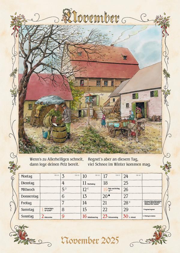 Bild: 9783731876311 | Bauernkalender 2025 | Verlag Korsch | Kalender | 13 S. | Deutsch