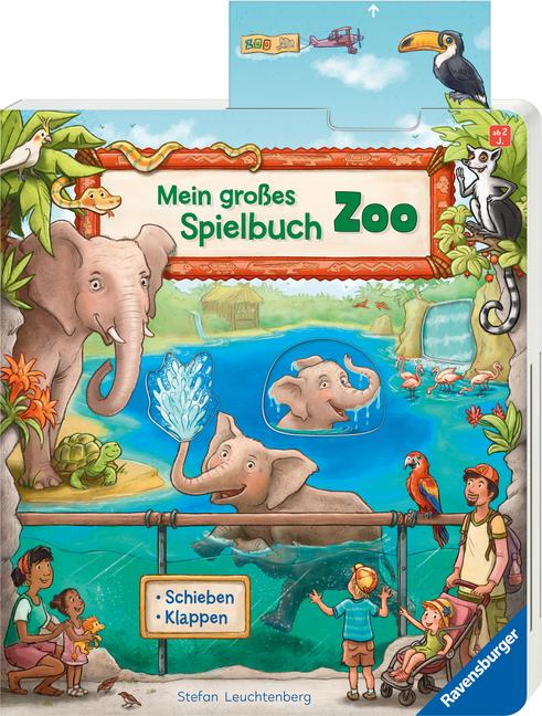 Bild: 9783473419210 | Mein großes Spielbuch - Zoo | Lieselotte Jacob | Buch | 12 S. | 2024