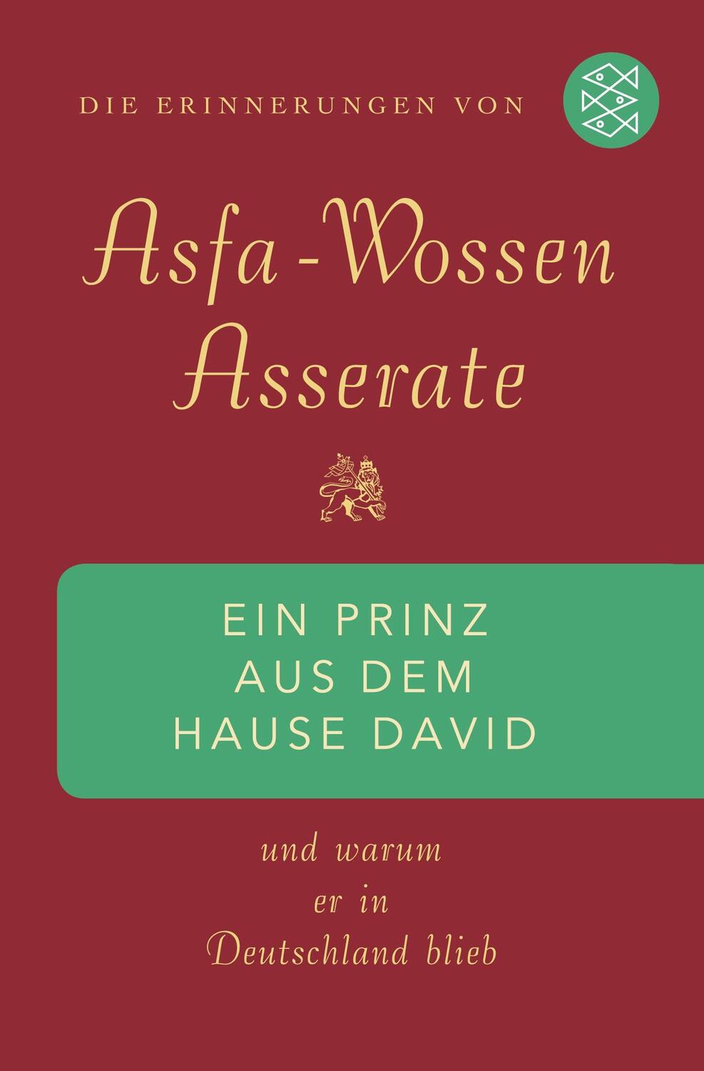 Cover: 9783596173136 | Ein Prinz aus dem Hause David | Prinz Asfa-Wossen Asserate | Buch