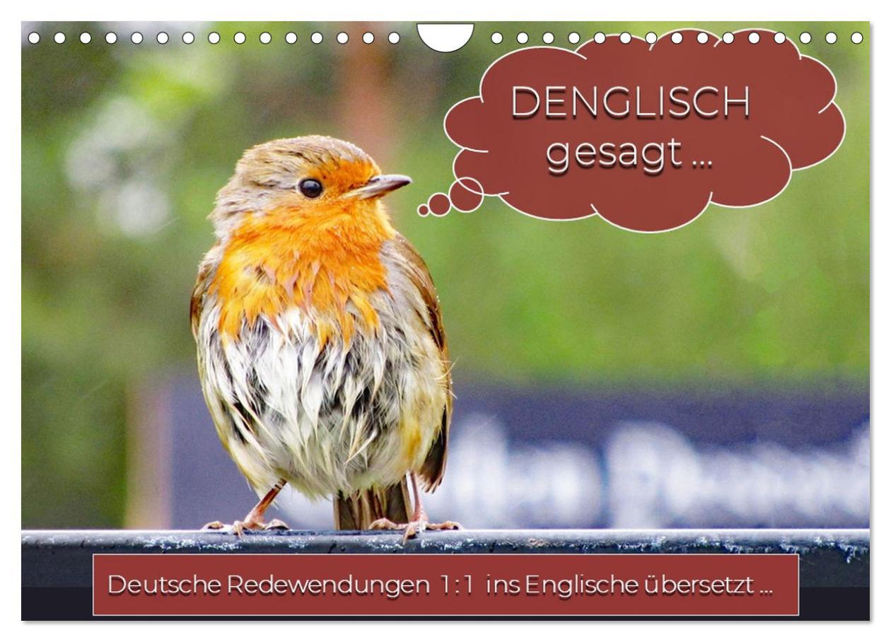 Cover: 9783383973963 | DENGLISCH gesagt ... (Wandkalender 2025 DIN A4 quer), CALVENDO...