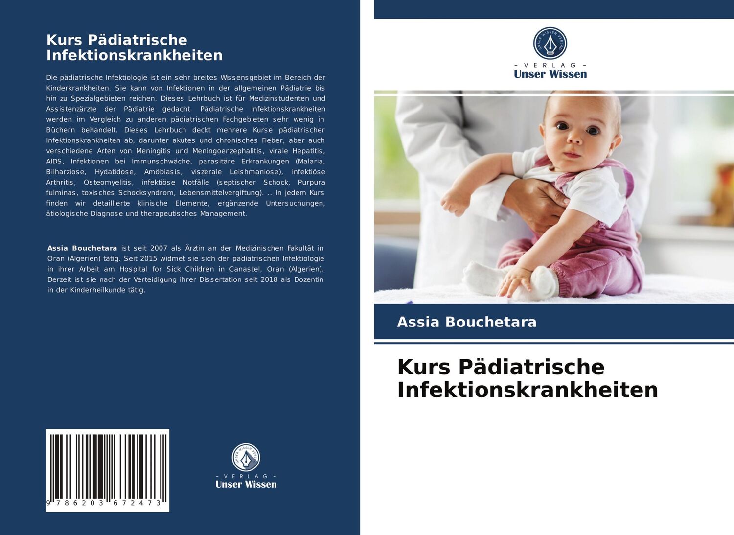 Cover: 9786203672473 | Kurs Pädiatrische Infektionskrankheiten | Assia Bouchetara | Buch