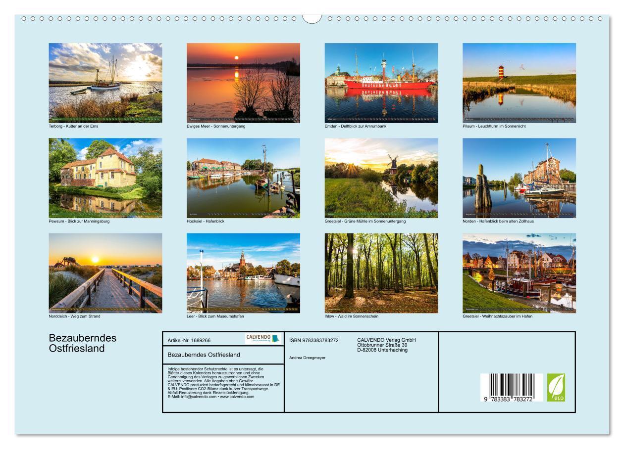 Bild: 9783383783272 | Bezauberndes Ostfriesland (hochwertiger Premium Wandkalender 2025...