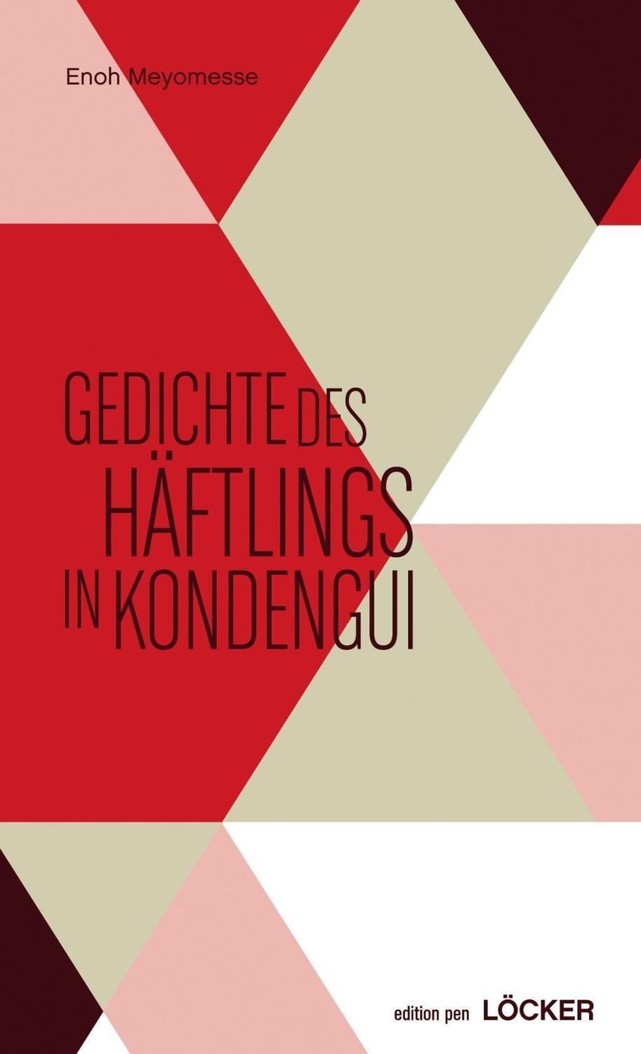 Cover: 9783854096924 | Gedichte des Häftlings in Kondengui | edition pen 11 | Enoh Meyomesse