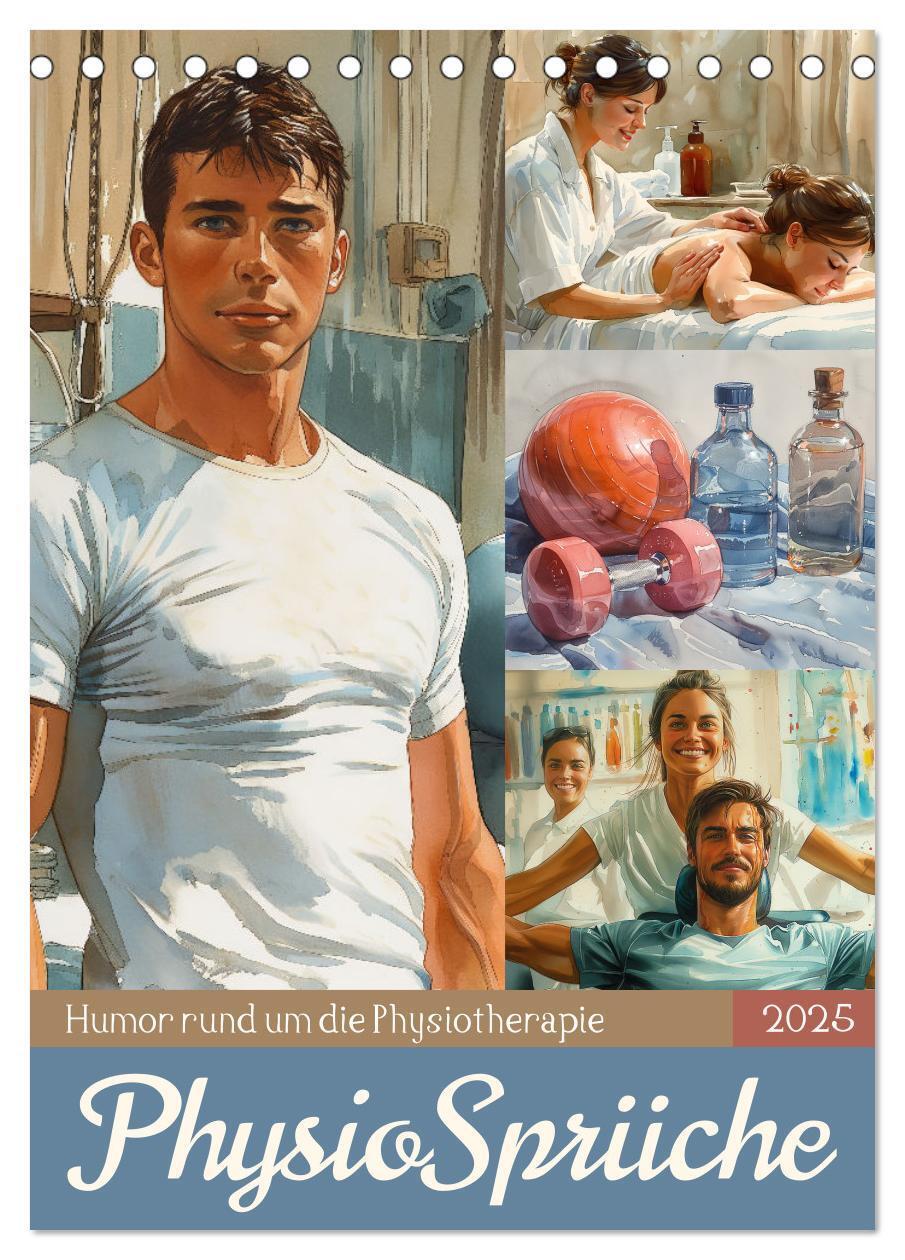 Cover: 9783457132258 | Physiosprüche (Tischkalender 2025 DIN A5 hoch), CALVENDO...