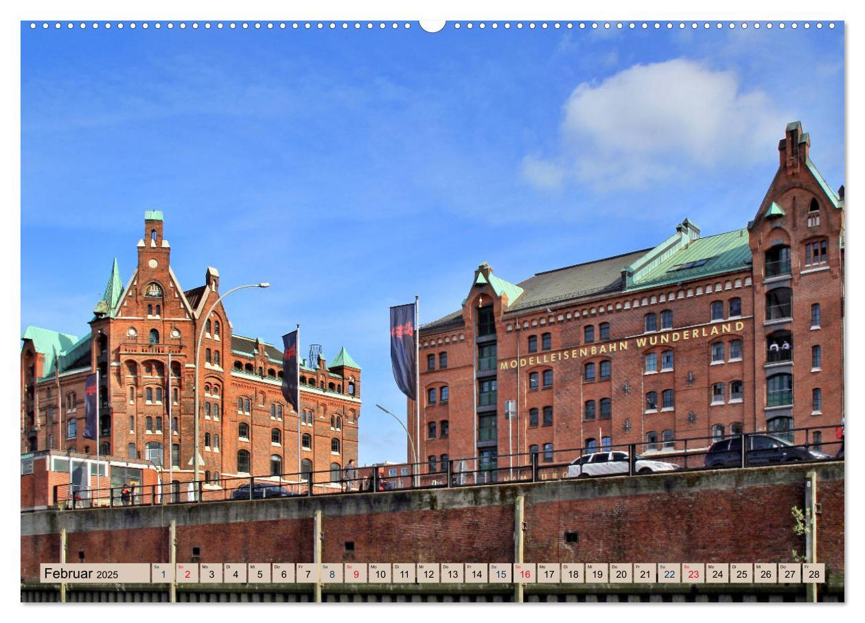 Bild: 9783435303236 | Hamburg - Ein Tag in der Speicherstadt (Wandkalender 2025 DIN A2...