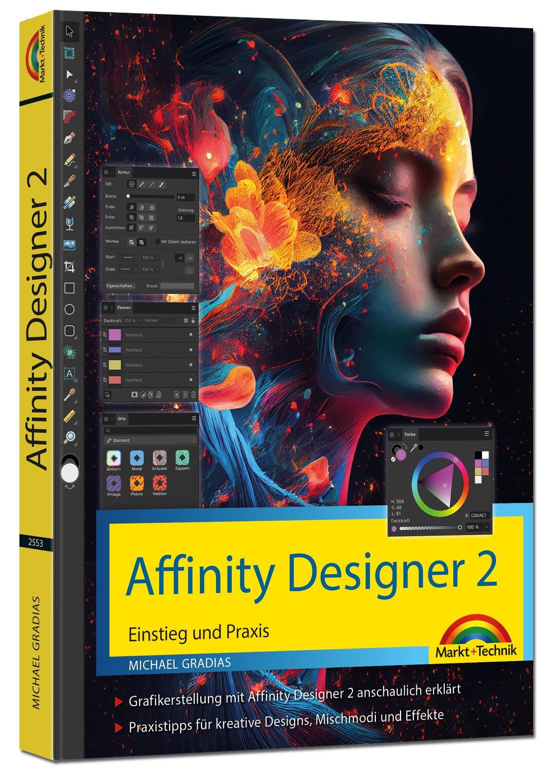 Cover: 9783959825535 | Affinity Designer 2 - Einstieg und Praxis für Windows Version - Die...