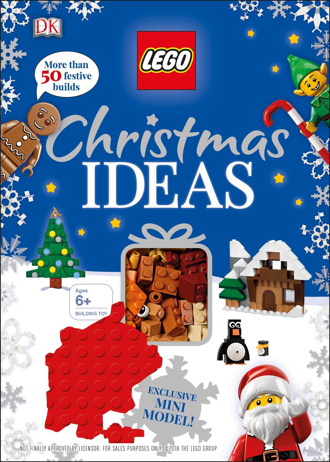 Cover: 9780241381717 | LEGO Christmas Ideas | With Exclusive Reindeer Mini Model | Dowsett