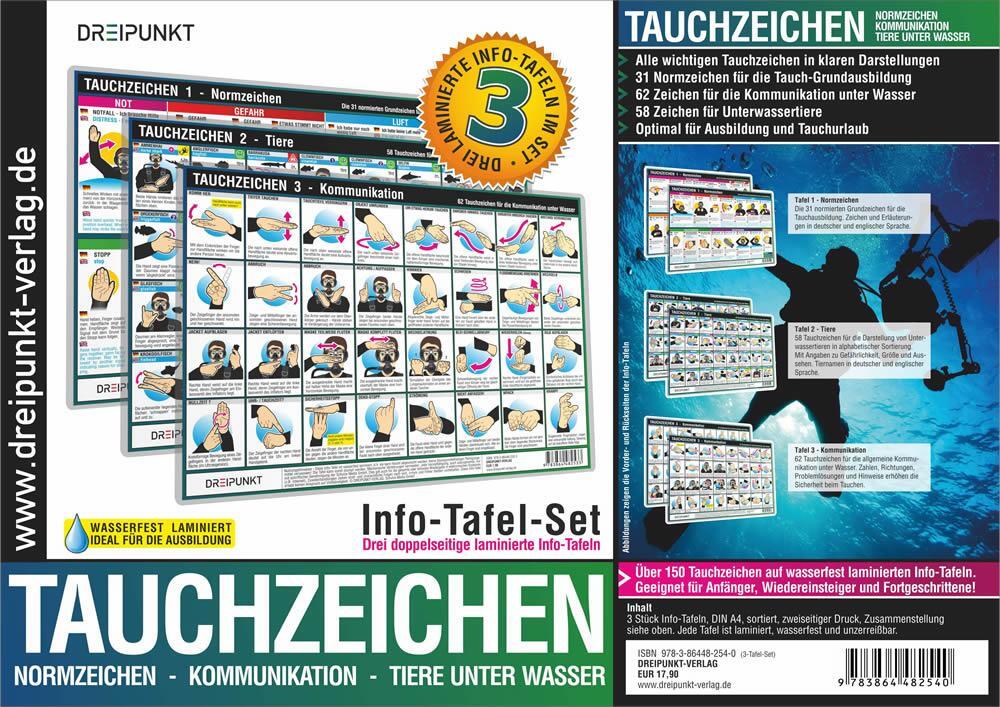 Cover: 9783864482540 | Info-Tafel-Set Tauchzeichen | Michael Schulze | Poster | 6 S. | 2015