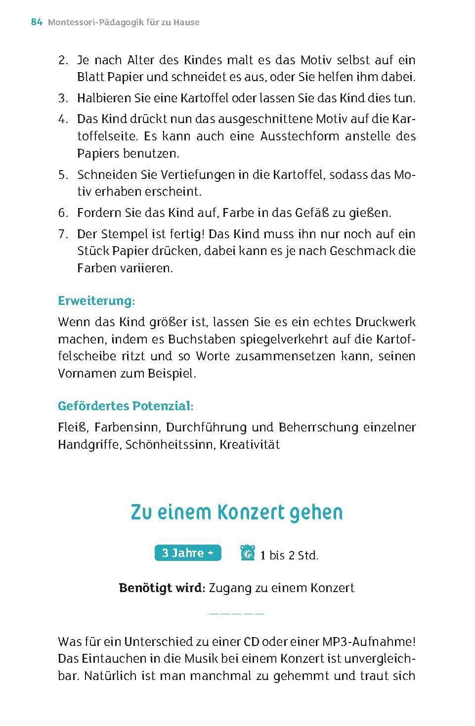 Bild: 9783730605141 | Montessori-Pädagogik für zu Hause | 200 Aktivitäten von 0-12 Jahren