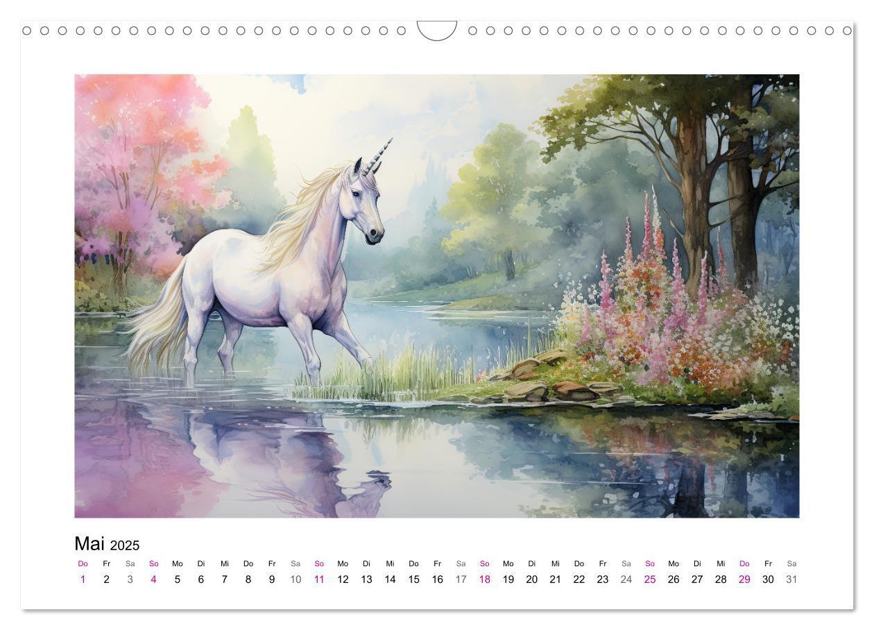 Bild: 9783383892738 | Geliebte Einhörner (Wandkalender 2025 DIN A3 quer), CALVENDO...