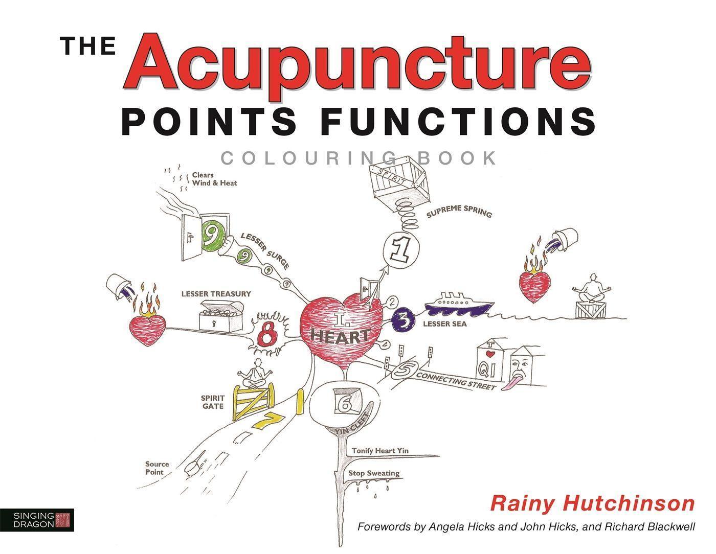 Cover: 9781848192669 | The Acupuncture Points Functions Colouring Book | Rainy Hutchinson