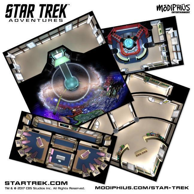 Cover: 706795689108 | Star Trek Adventures: The Next Generation Starfleet Deck Tiles | 2018