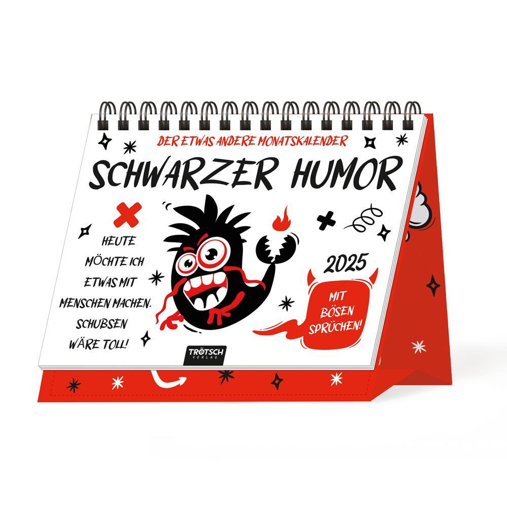 Cover: 9783988021809 | Trötsch Aufstellkalender Schwarzer Humor | KG | Kalender | 24 S.