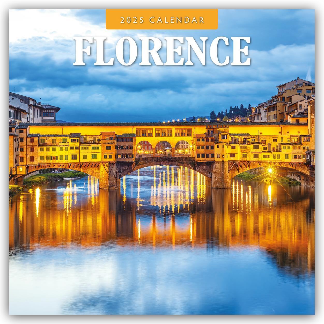 Cover: 9781804426289 | Florence - Florenz 2025 - 16-Monatskalender | Robin Red | Kalender