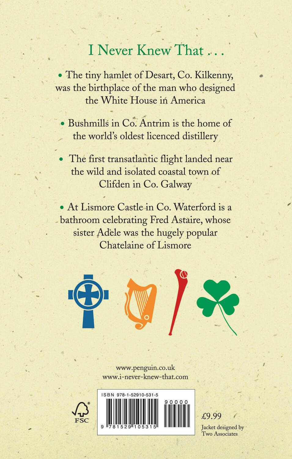 Rückseite: 9781529105315 | I Never Knew That About Ireland | Christopher Winn | Taschenbuch