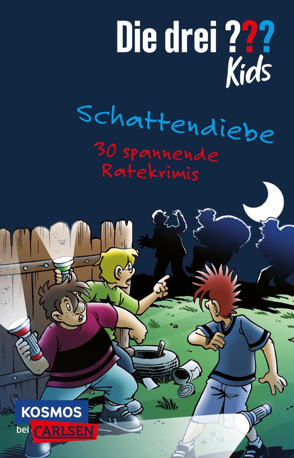 Cover: 9783551320131 | Die drei ??? Kids: Schattendiebe. 30 spannende Ratekrimis! | Blanck