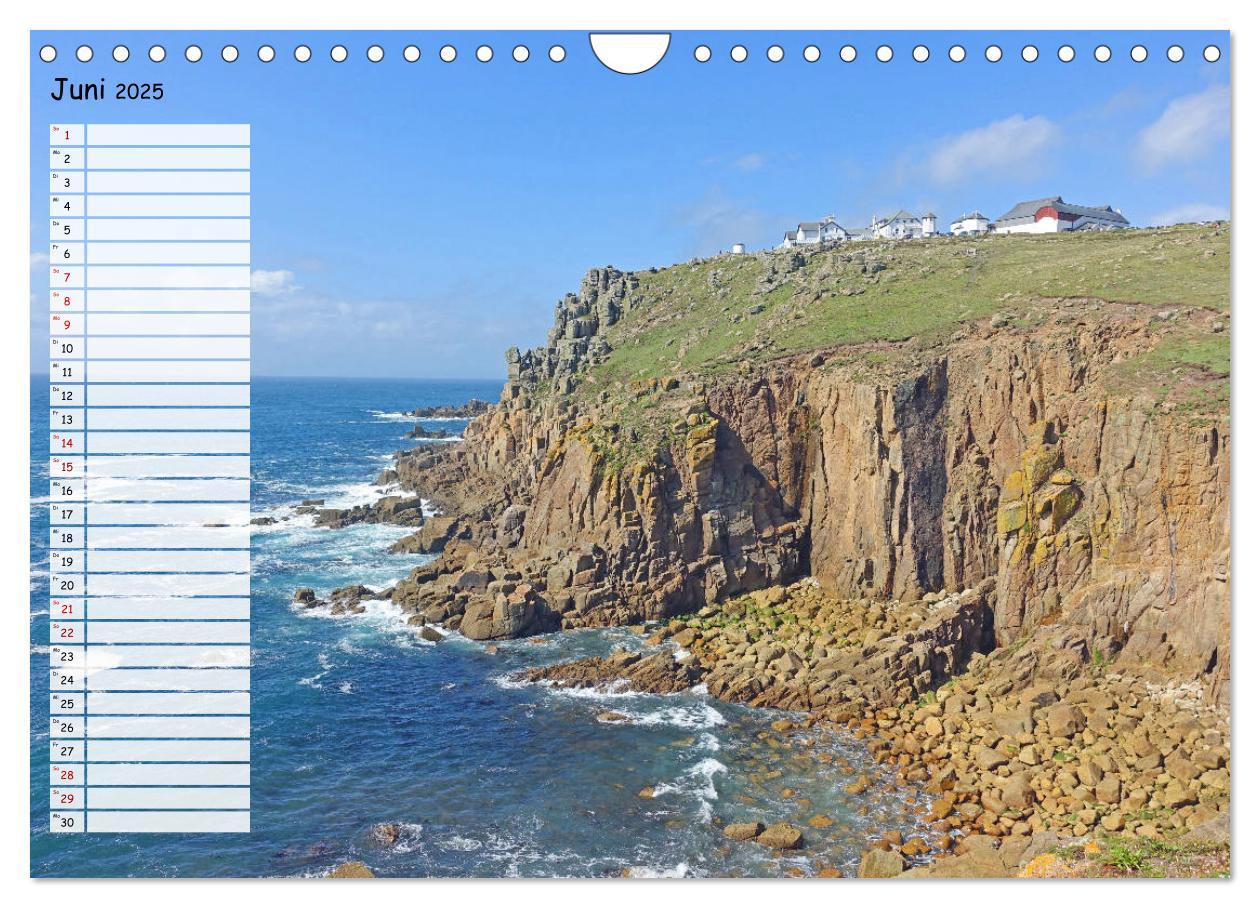 Bild: 9783435311927 | Cornwall. Terminkalender (Wandkalender 2025 DIN A4 quer), CALVENDO...