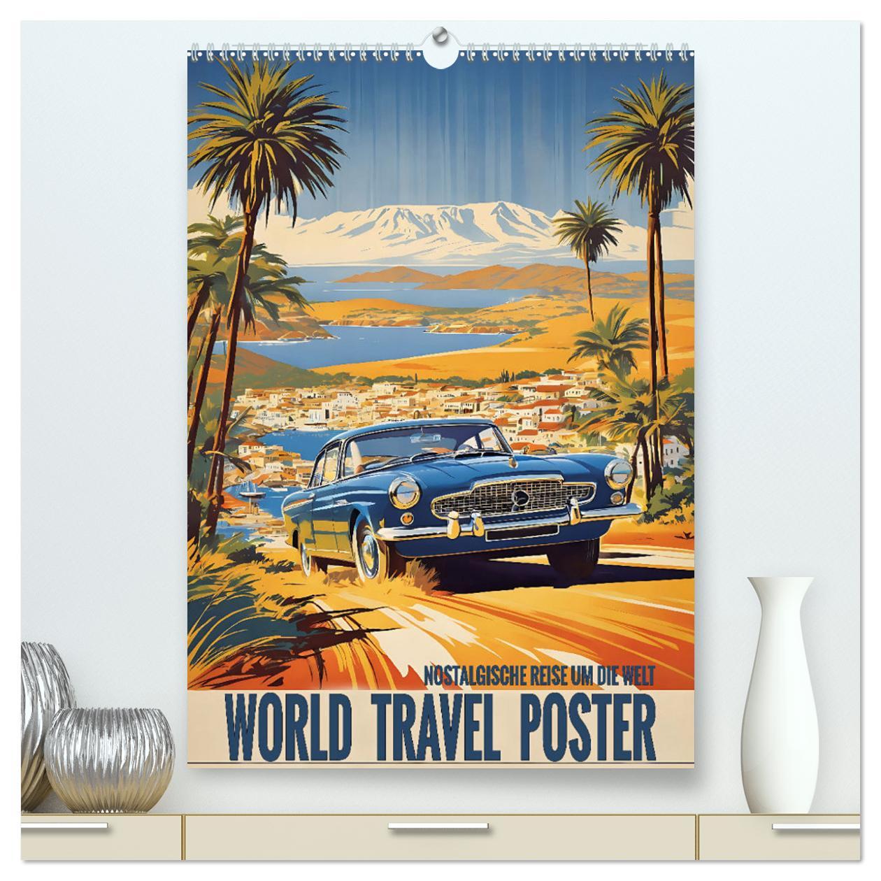 Cover: 9783383770722 | World Travel Poster - nostalgische Reise um die Welt (hochwertiger...