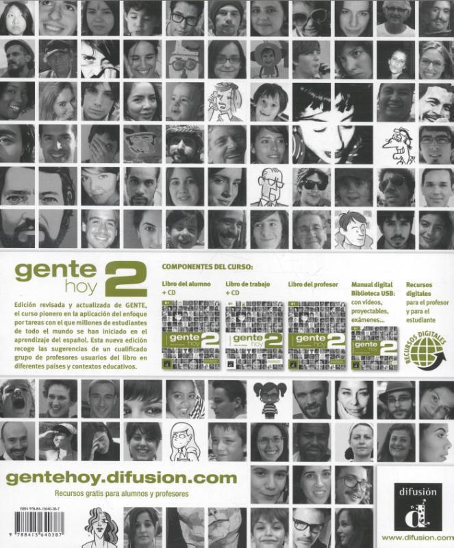 Rückseite: 9788415640387 | Gente hoy 2 - Libro de trabajo B1 + MP3 descargable | Peris (u. a.)