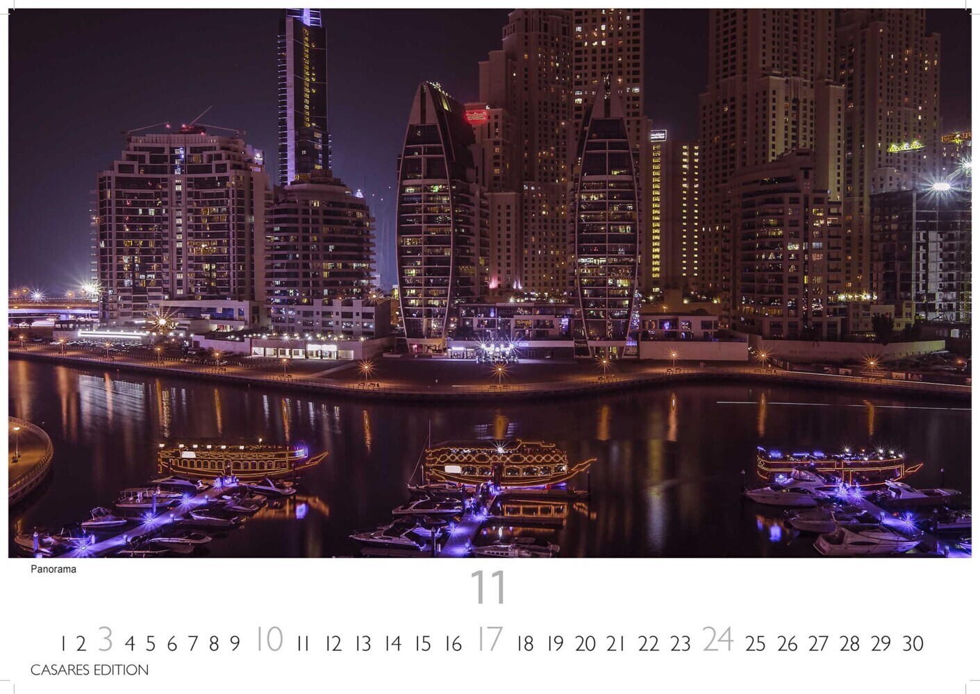 Bild: 9789918618439 | Dubai/Abu Dhabi 2024 L 35x50cm | Kalender | 14 S. | Deutsch | 2024