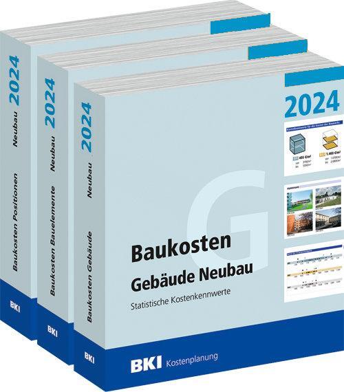 Cover: 9783481047467 | BKI Baukosten Gebäude + Positionen + Bauelemente Neubau 2024 -...