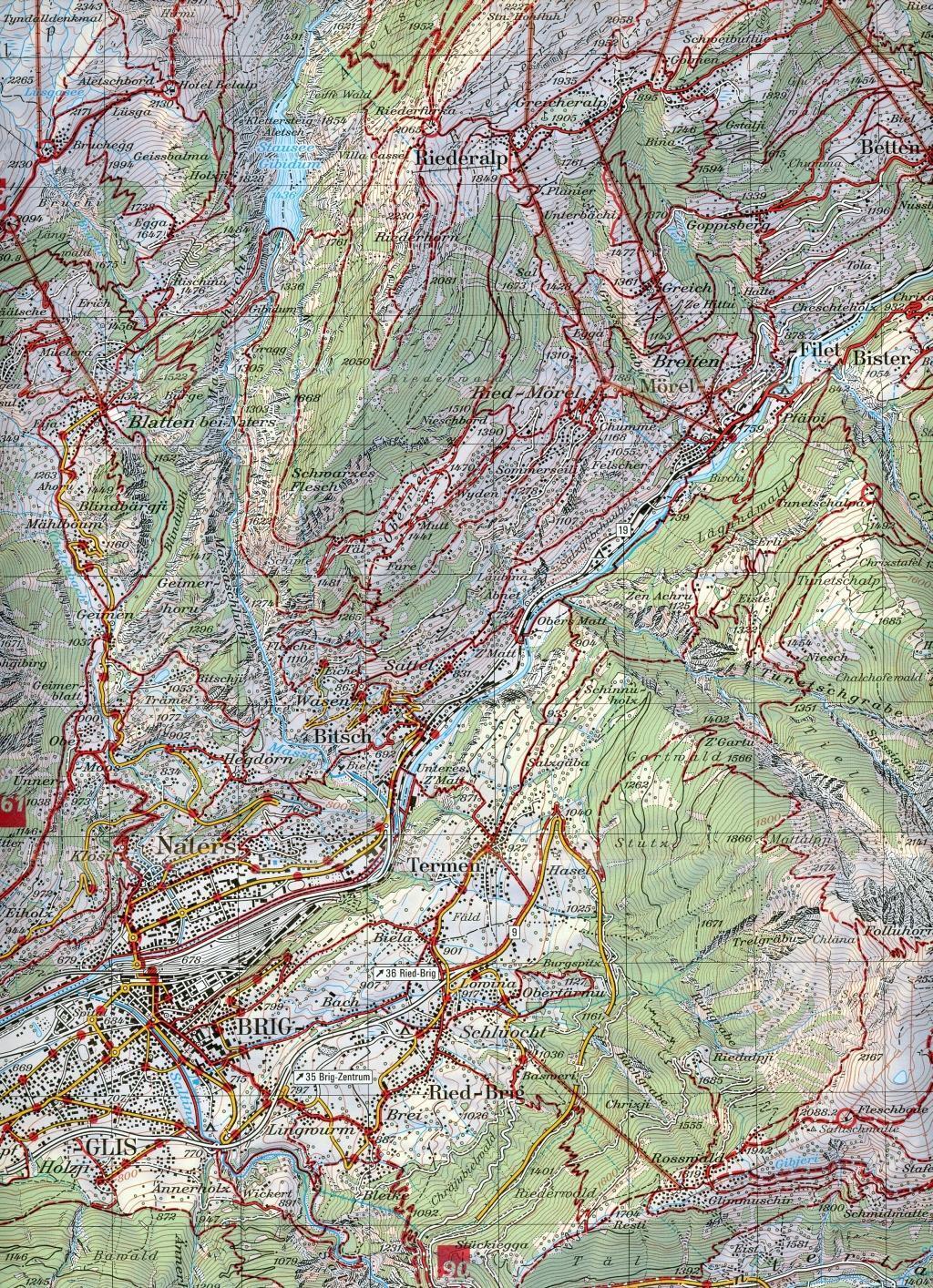 Bild: 9783302333243 | Swisstopo 1 : 33 333 Lötschental Aletschgebiet | (Land-)Karte | 2022