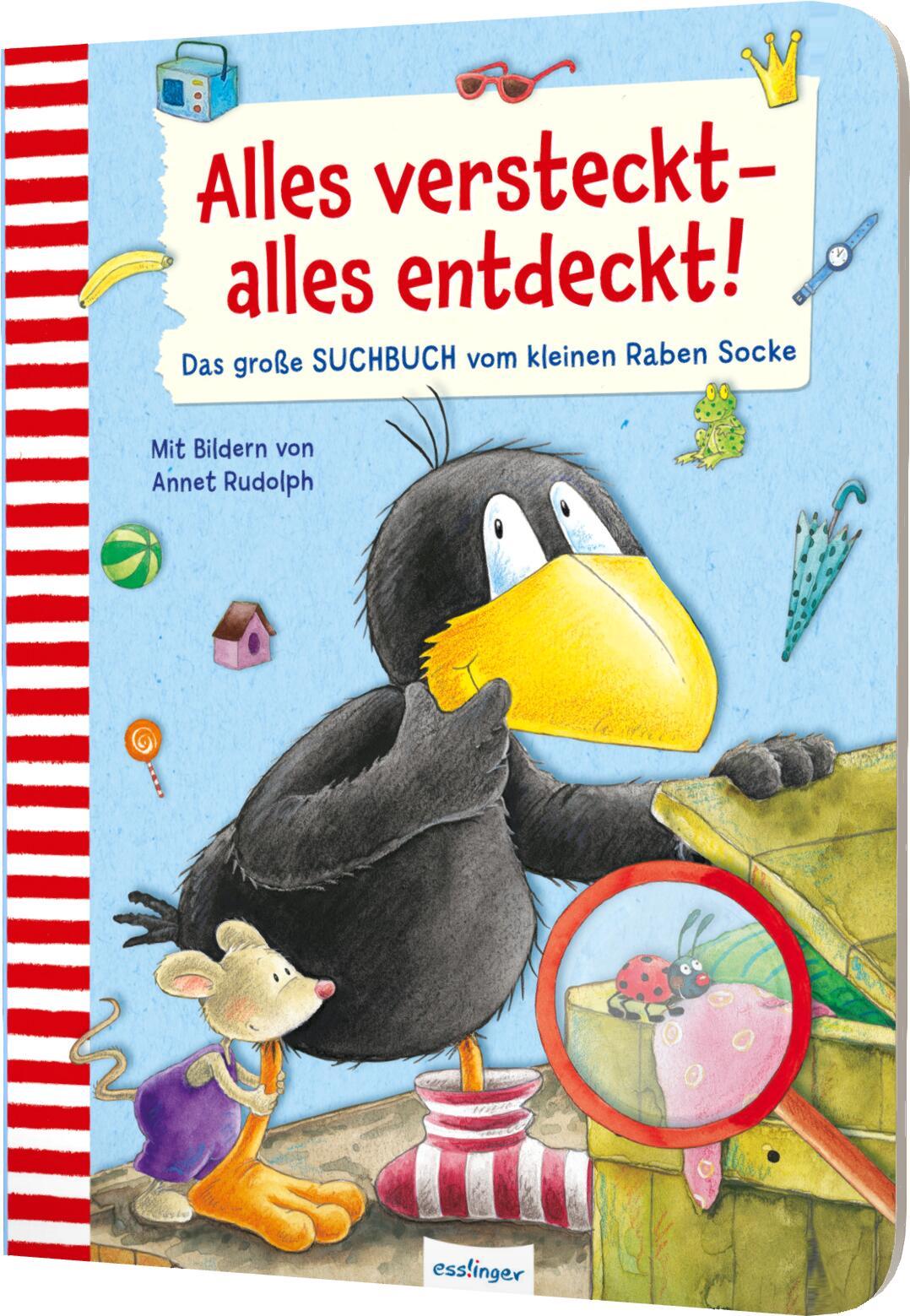 Cover: 9783480238330 | Der kleine Rabe Socke: Alles versteckt - alles entdeckt! | Rudolph