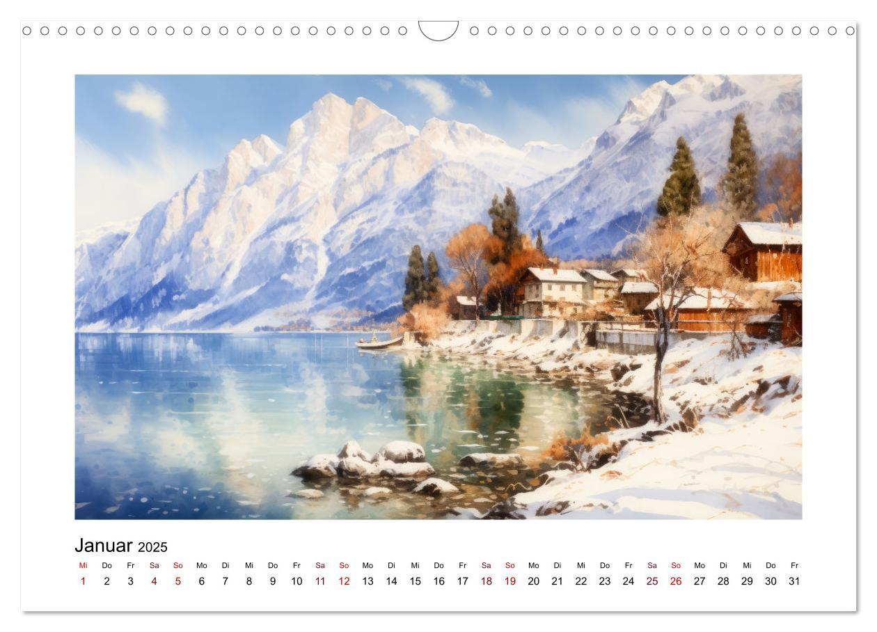 Bild: 9783383864582 | Lieblingssee (Wandkalender 2025 DIN A3 quer), CALVENDO Monatskalender