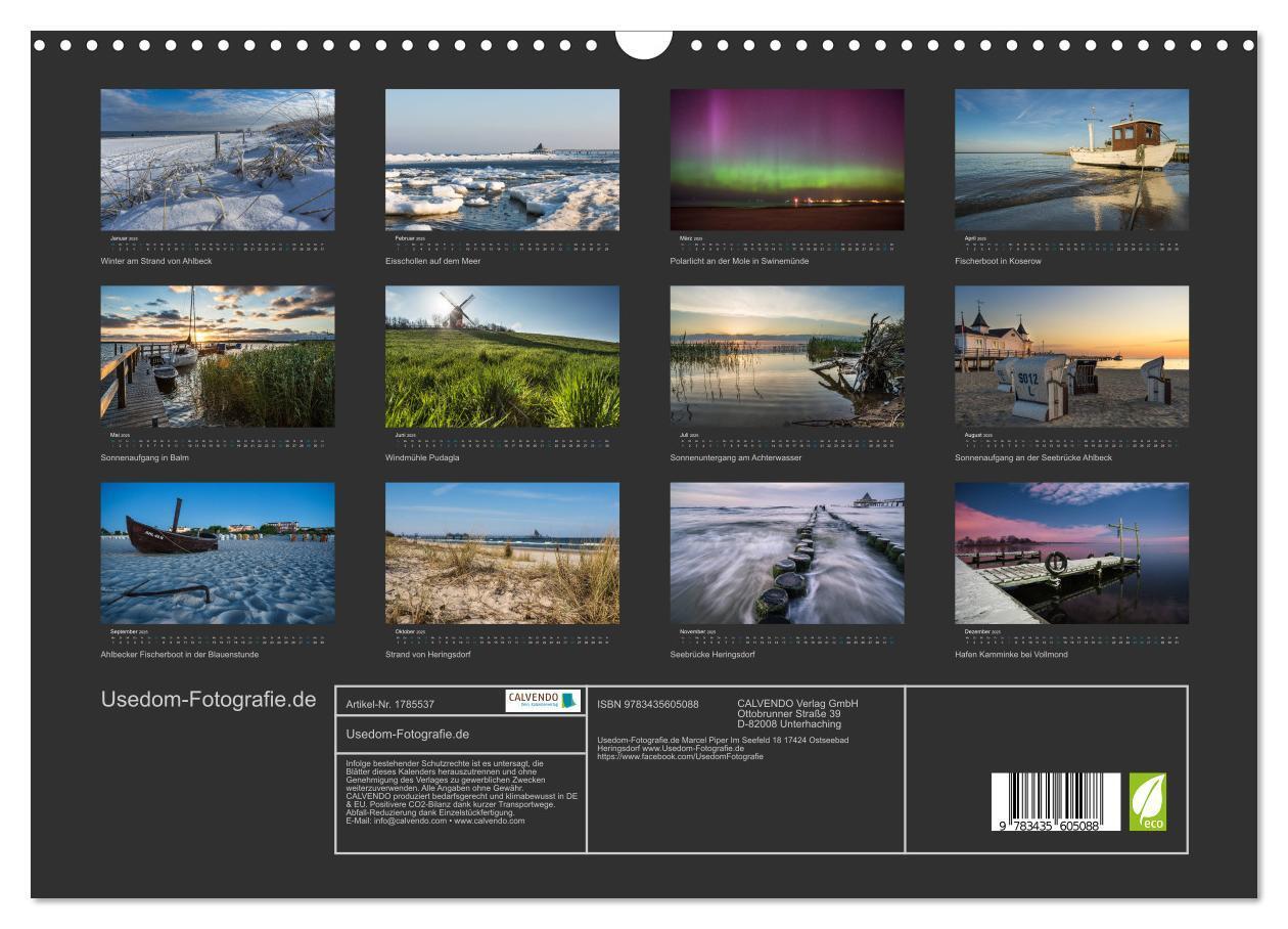 Bild: 9783435605088 | Usedom-Fotografie.de (Wandkalender 2025 DIN A3 quer), CALVENDO...