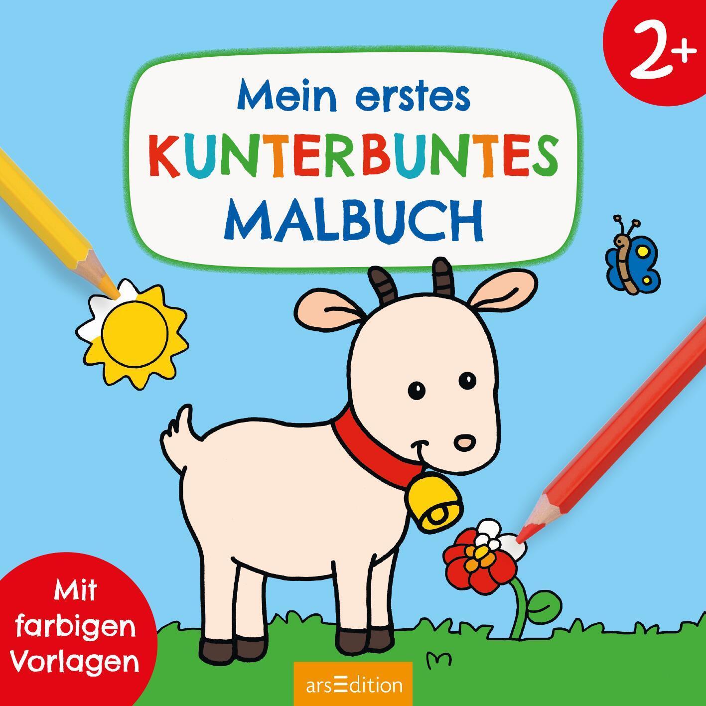 Bild: 9783845816500 | Mein erstes kunterbuntes Malbuch | Mit farbigen Vorlagen | Taschenbuch