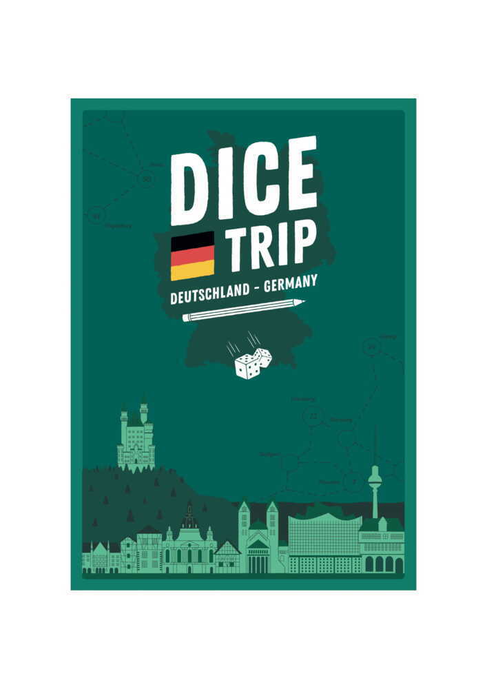 Cover: 7640139532909 | Dice Trip Deutschland | Hartmut Kommerell | Spiel | Deutsch | 2021