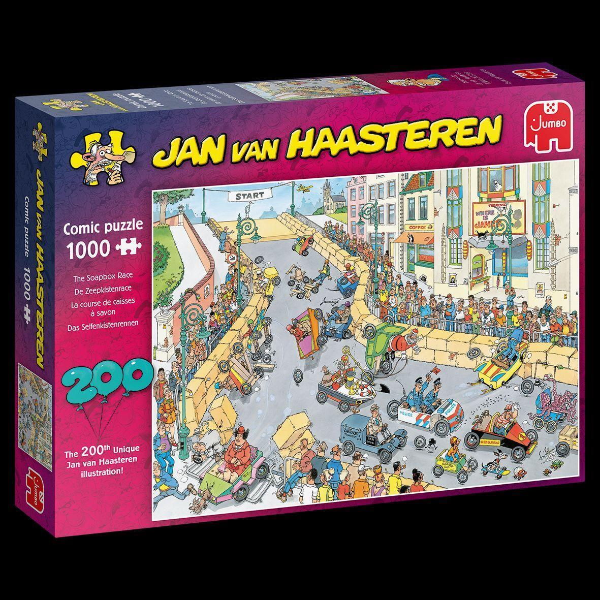 Bild: 8710126200537 | Jan van Haasteren - Seifenkistenrennen - 1000 Teile | Spiel | Deutsch