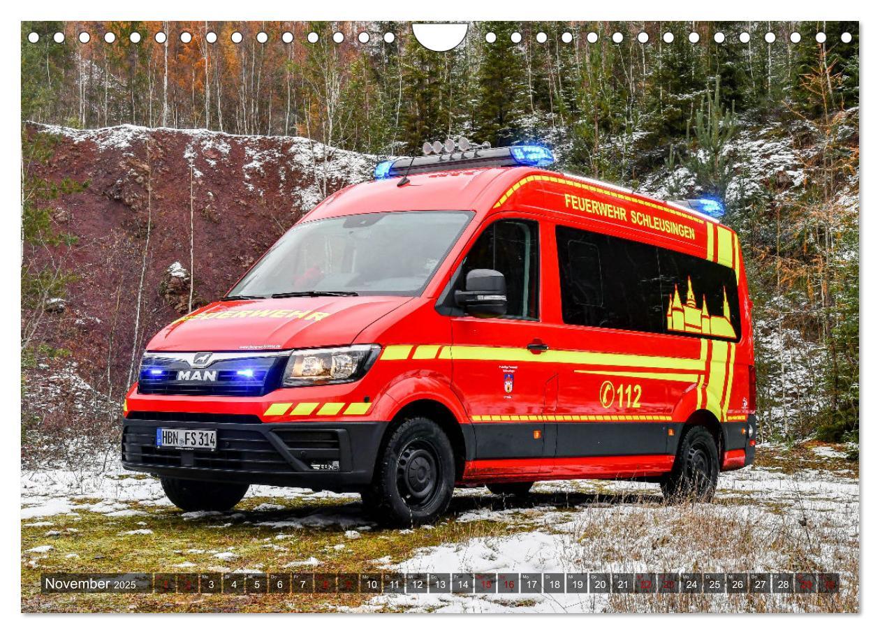 Bild: 9783383861611 | Feuerwehrfahrzeuge (Wandkalender 2025 DIN A4 quer), CALVENDO...